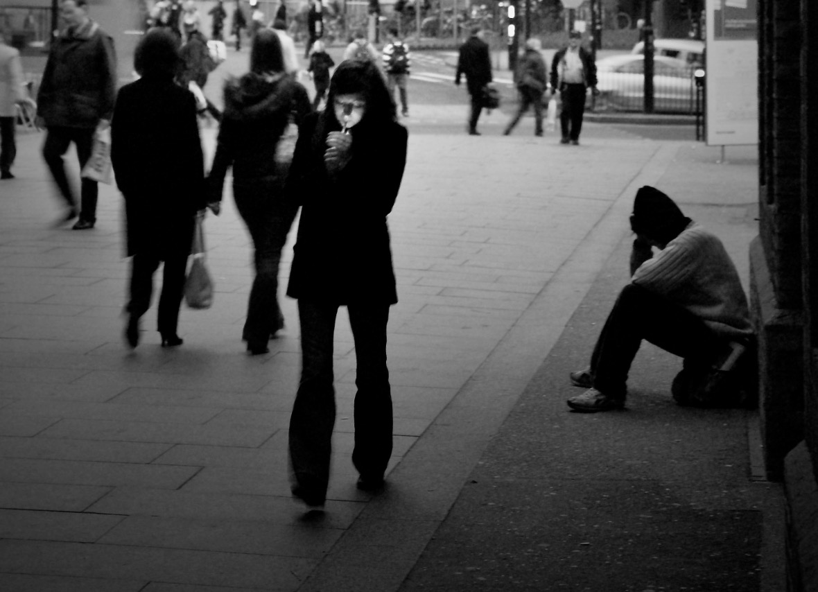 London Photography – The lady Waterloo Station