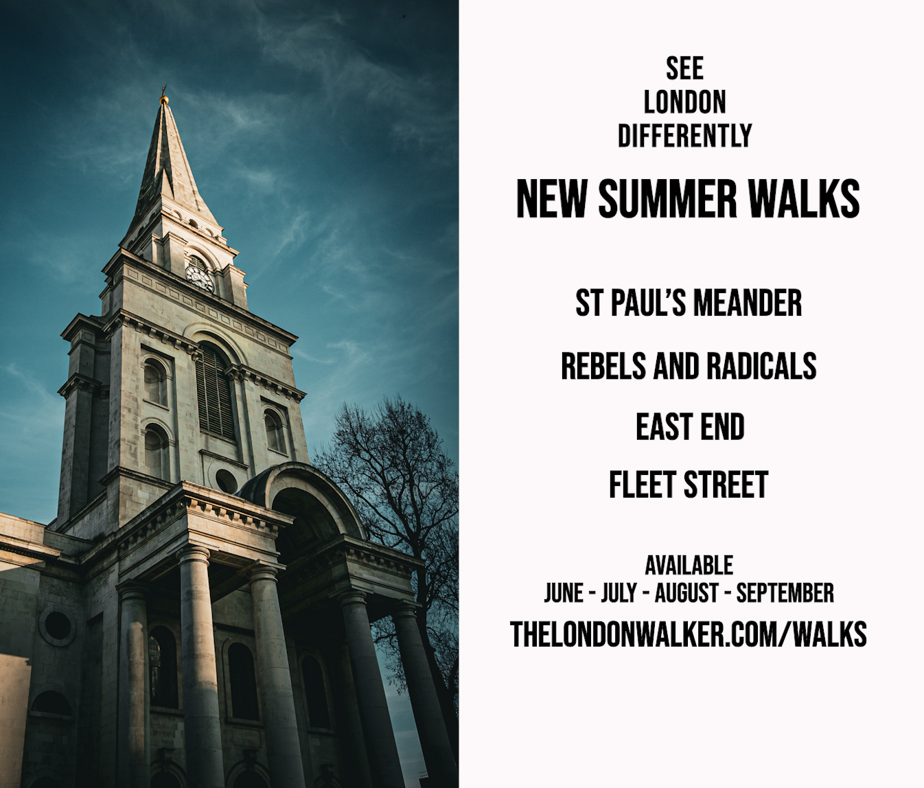 SUMMER WALKS – BOOK NOW!